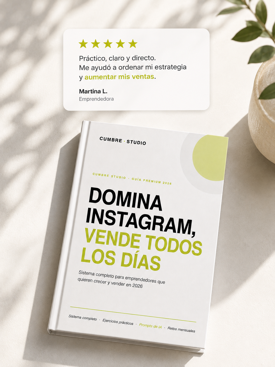 Domina Instagram, vende todos los días - precio de lanzamiento